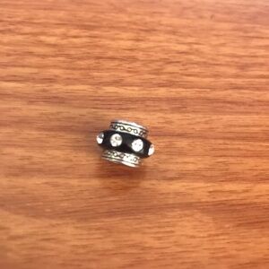 Brighton Black Spacer Charm